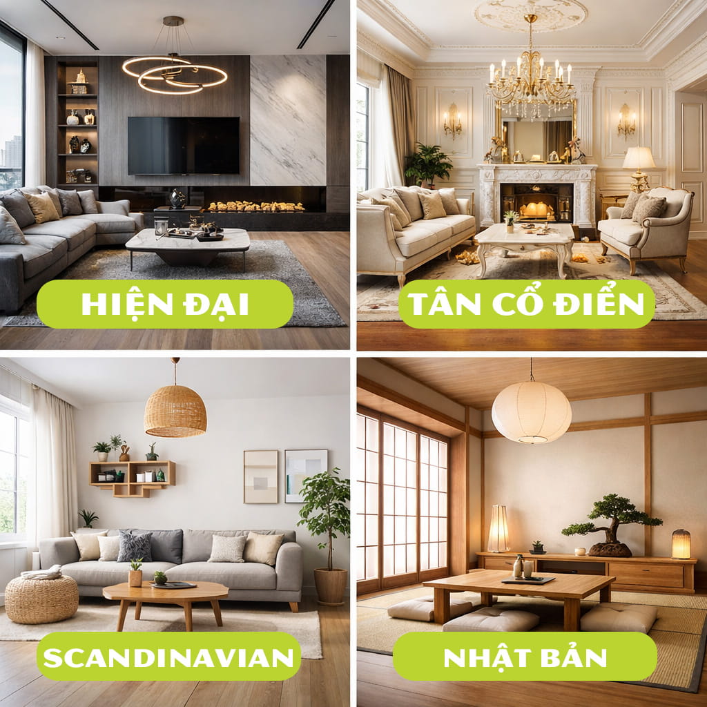 Các phong cách thiết kế