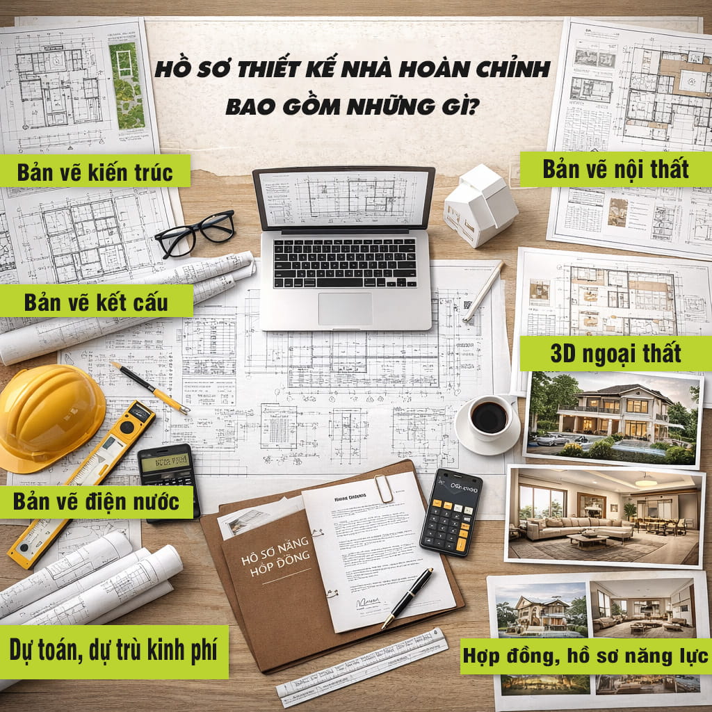 Hồ sơ thiết kế nhà hoàn chỉnh