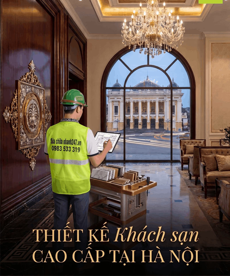 Đơn vị thiết kế, thi công khách sạn