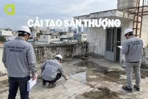 cải tạo sân thượng cũ